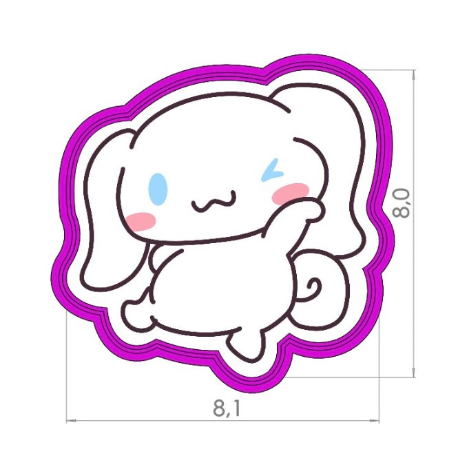 折*紙様 Monro モンロー　Round Cusion Cortador Cuerpo Cinnamoroll - Sanrio – moennestudio