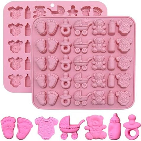 Molde de Silicona Baby Shower Mix