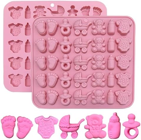 Molde de Silicona Baby Shower Mix