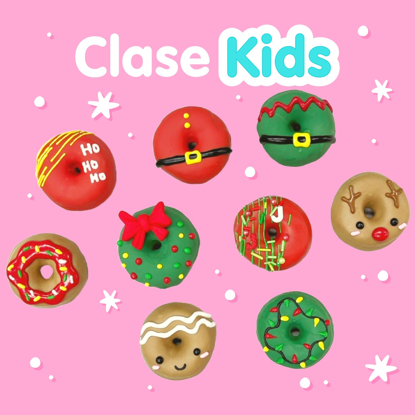 Clase KIDS: Preparacion y Decoracion Donuts Navidad - Martes 9  Dic AM