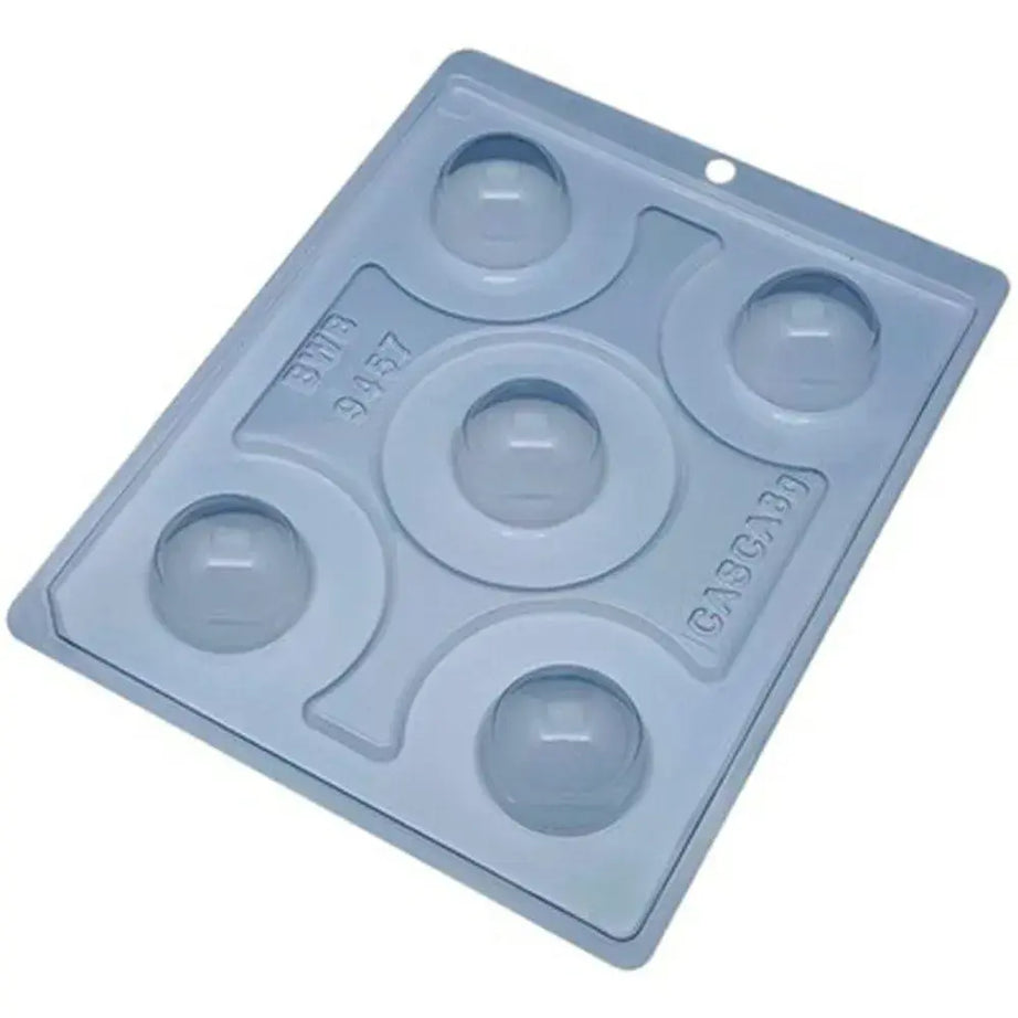 Molde Plastico Semi Esfera 4 cm ( 3 Capas )