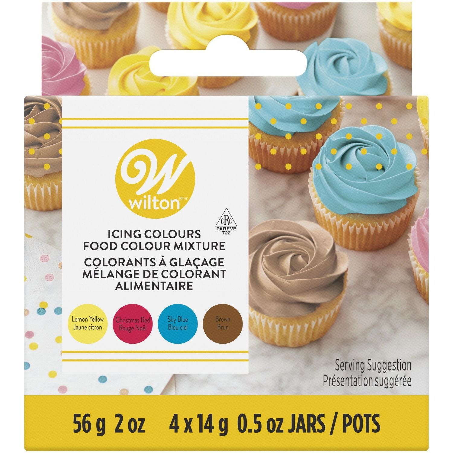 Set 4 Colorantes Wilton Primarios