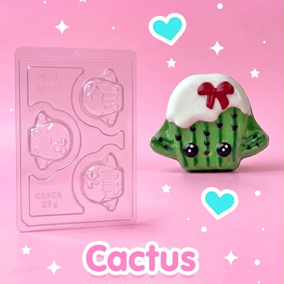 Molde Plastico  Cactus ( 3 Capas )