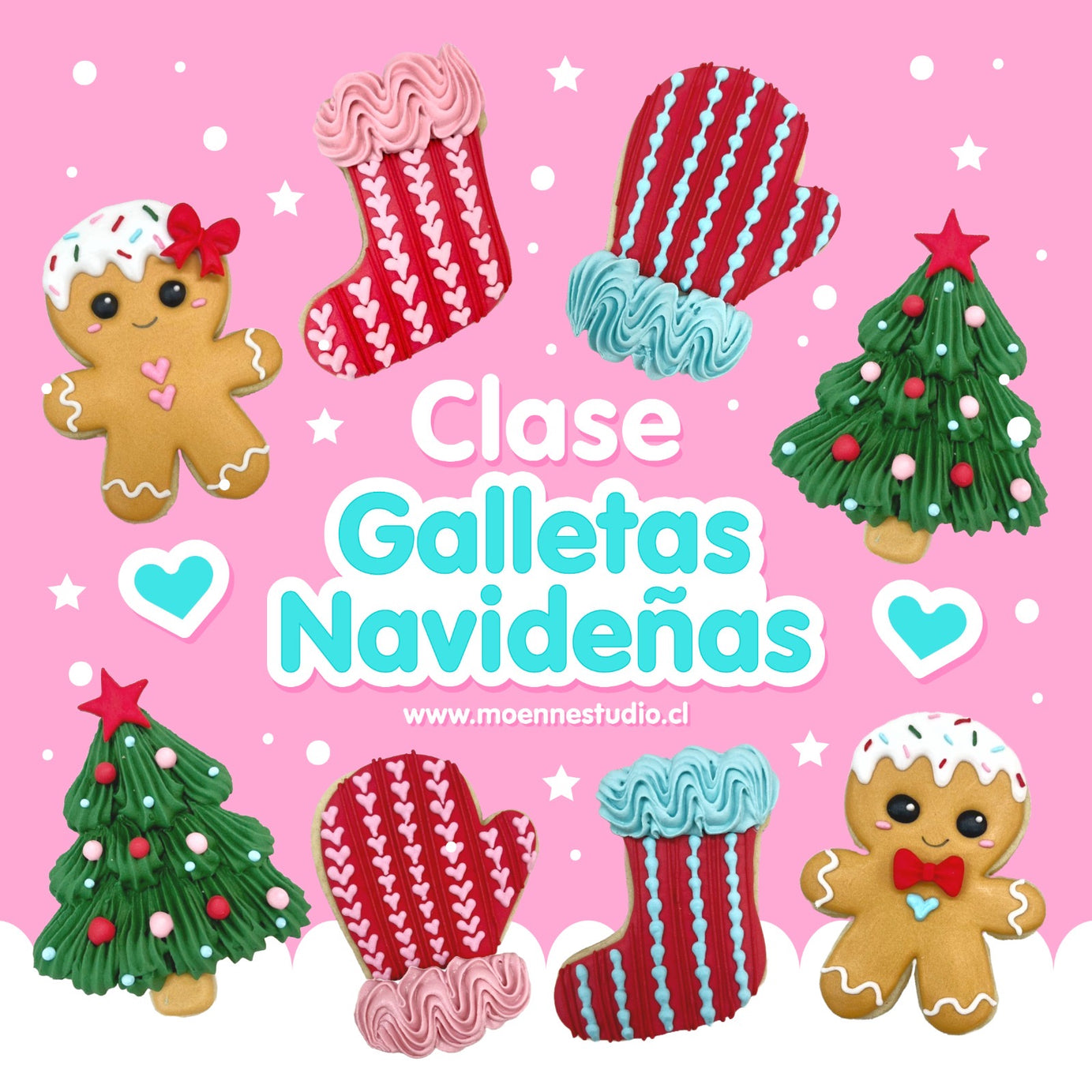 Clase Horneado y Decoración Galletas Navidad - Martes 11  Nov