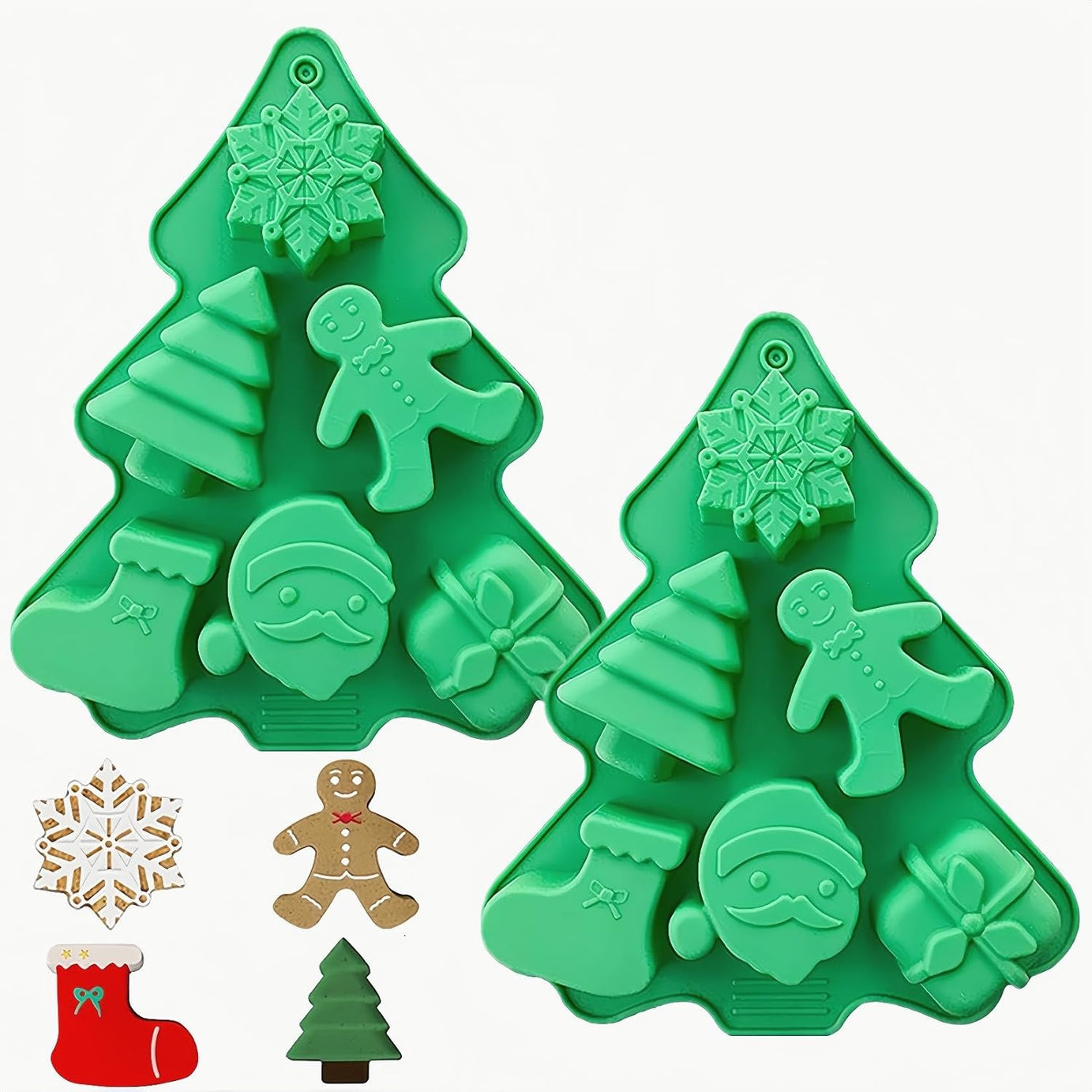 Molde silicona Mix Navidad