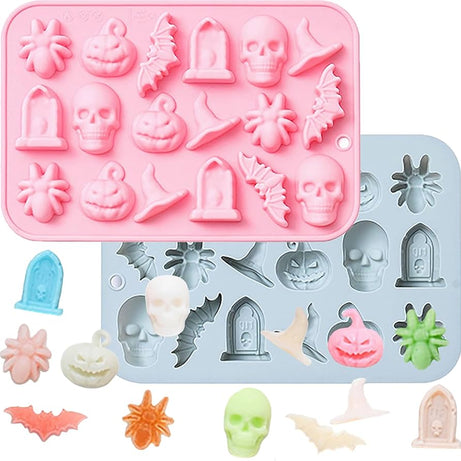 Molde silicona Halloween mix