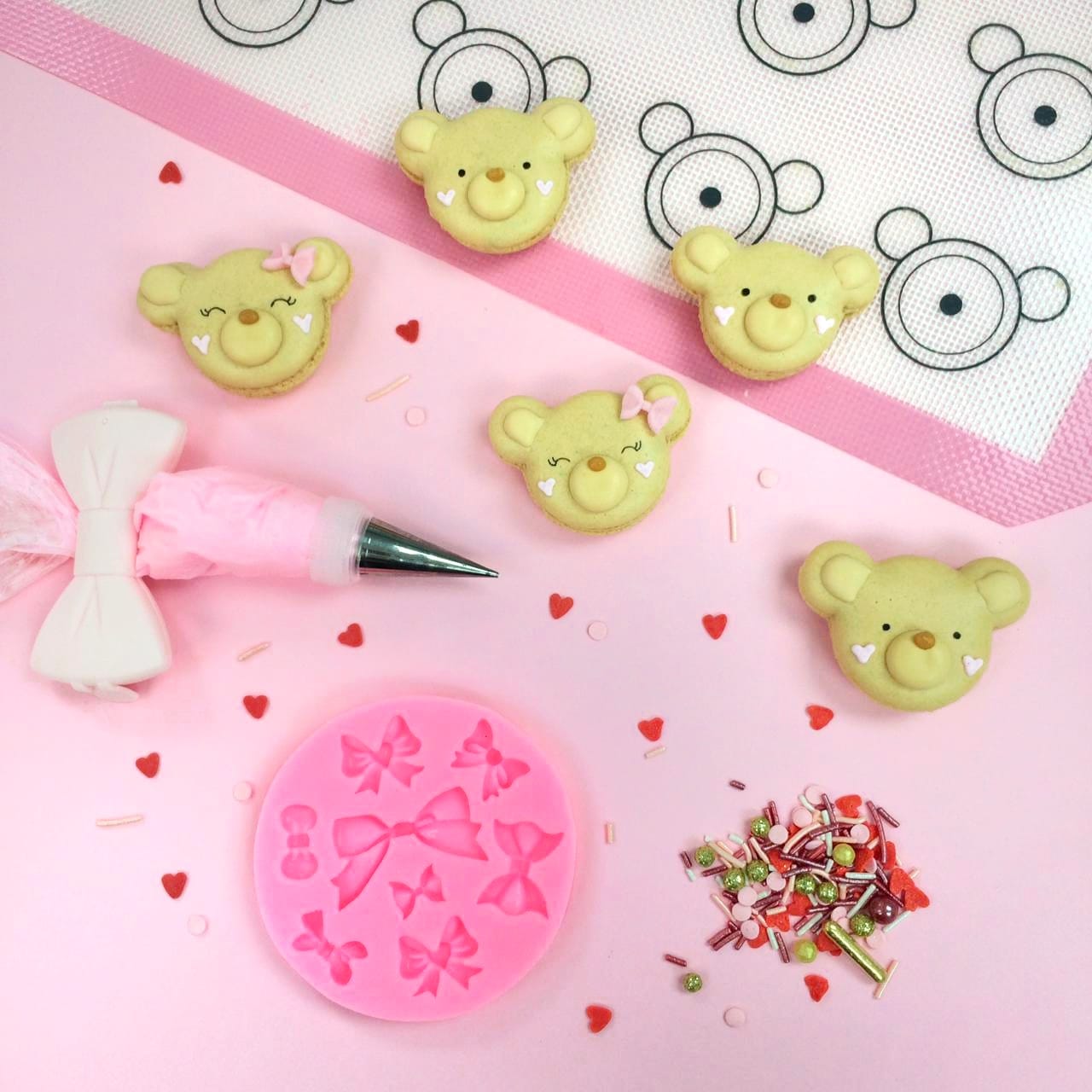 Clase Online Macarons Ositos