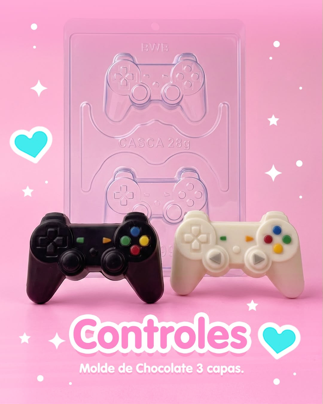 Molde Plastico Joystick (3 capas)