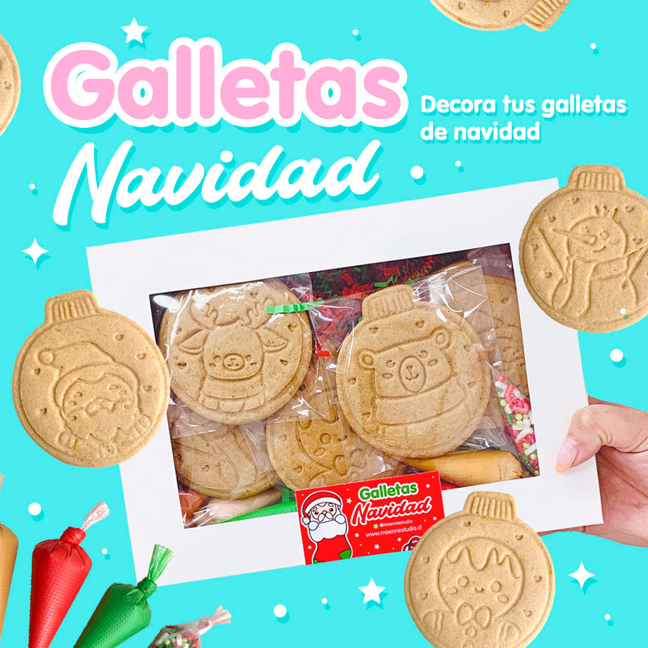 Set galletas para decorar Esferas de NAVIDAD