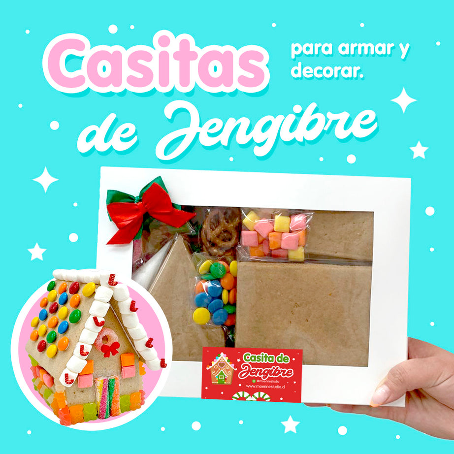 Set galletas para decorar Casita NAVIDAD