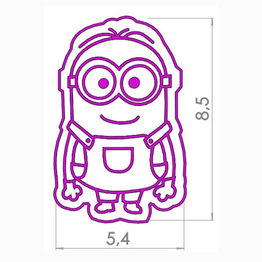 Cortador y Stamp Minions Mediano