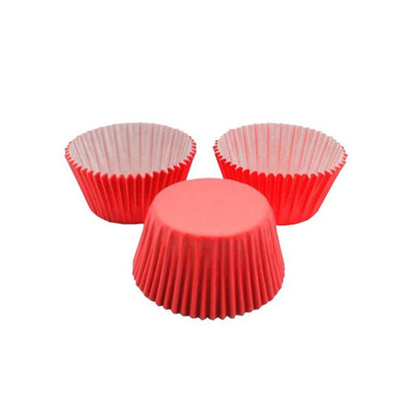 Cápsulas Rojo mini cupcakes 100u