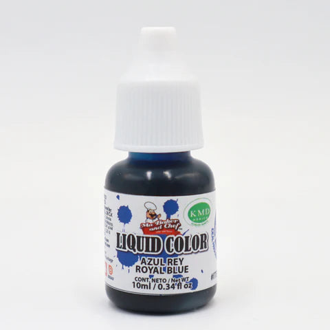 Colorante Liquido Azul Rey  mabakerandchef 10 ml