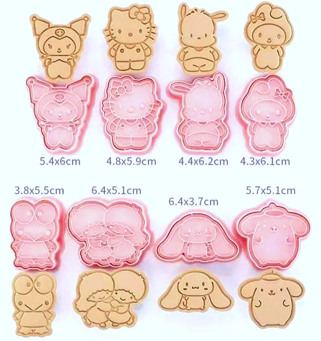 Set Cortador Galletas Sanrio