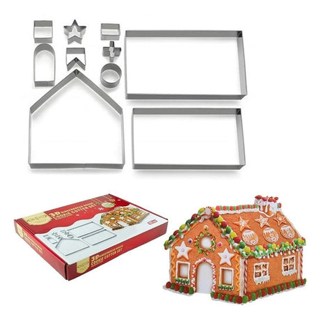 Cortador Metalico Casa Navidad