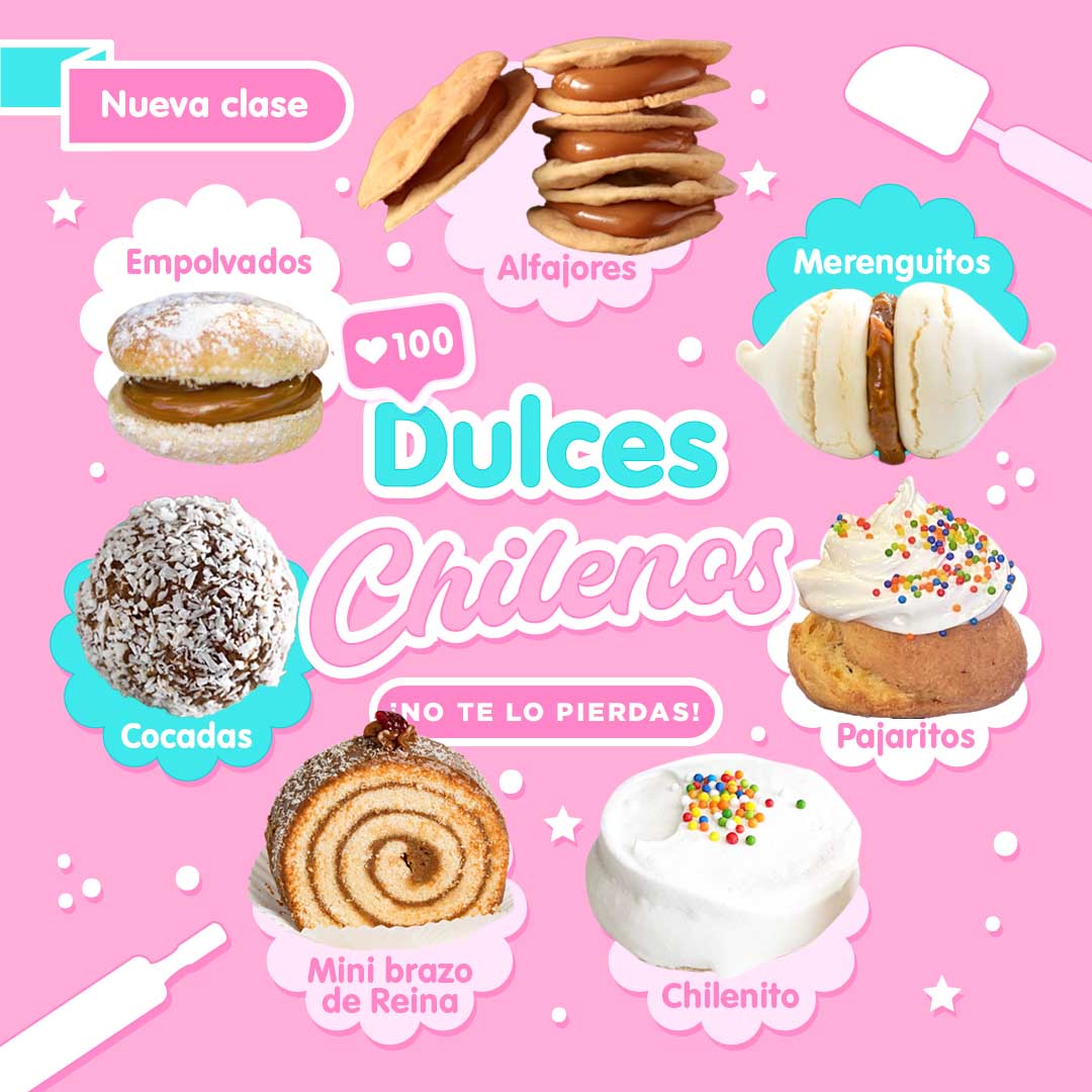 Clase Online Grabada DULCES CHILENOS vía ZOOM – moennestudio