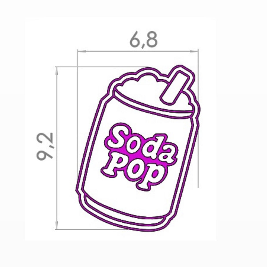 Cortador y Stamp Kpop Demon Huntrix - Soda Pop