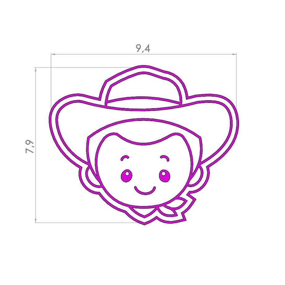 Cortador y Stamp Toy Story - Woody Cara