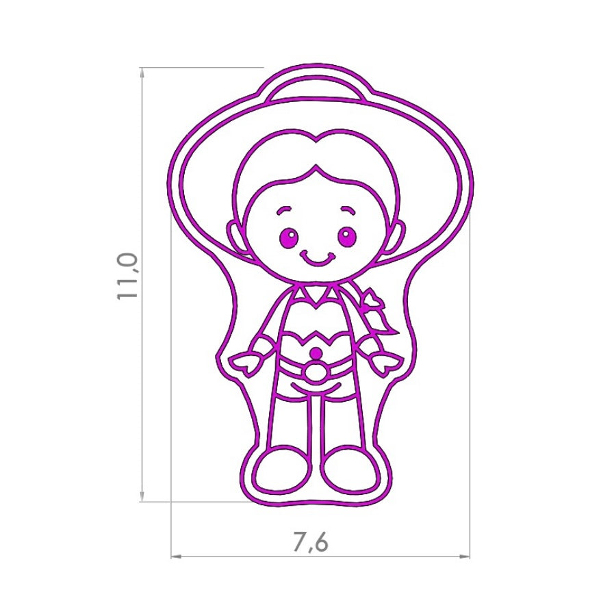Cortador y Stamp Toy Story - Jessie