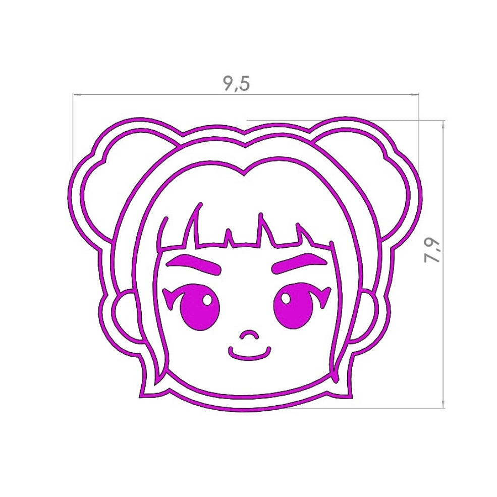 Cortador y Stamp Kpop Demon Huntrix - Zoey