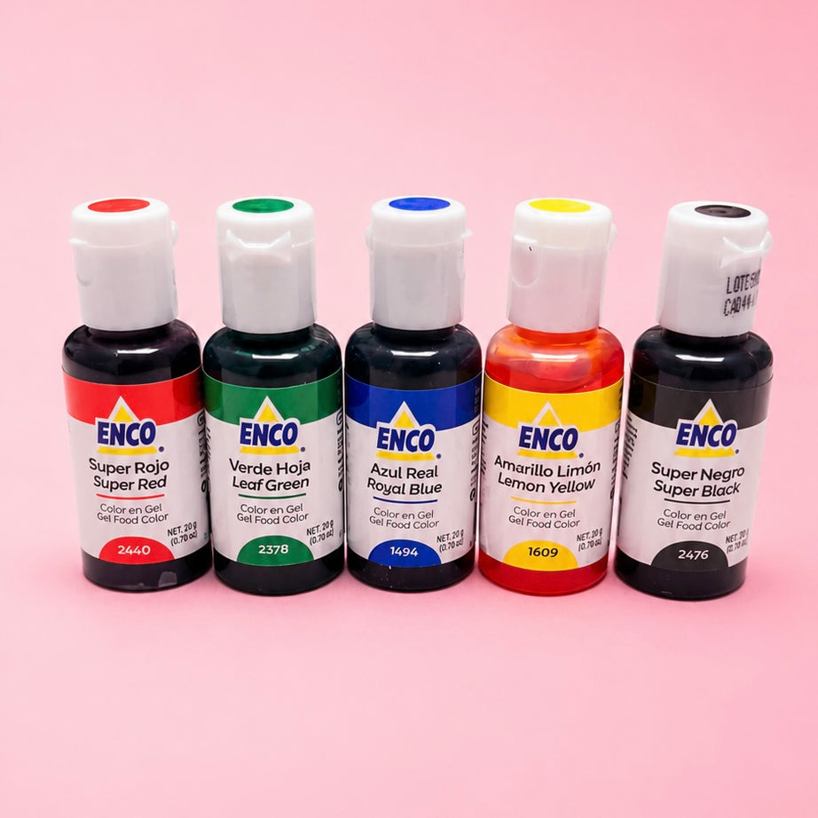Kit 5 colores básicos Enco 20 gr