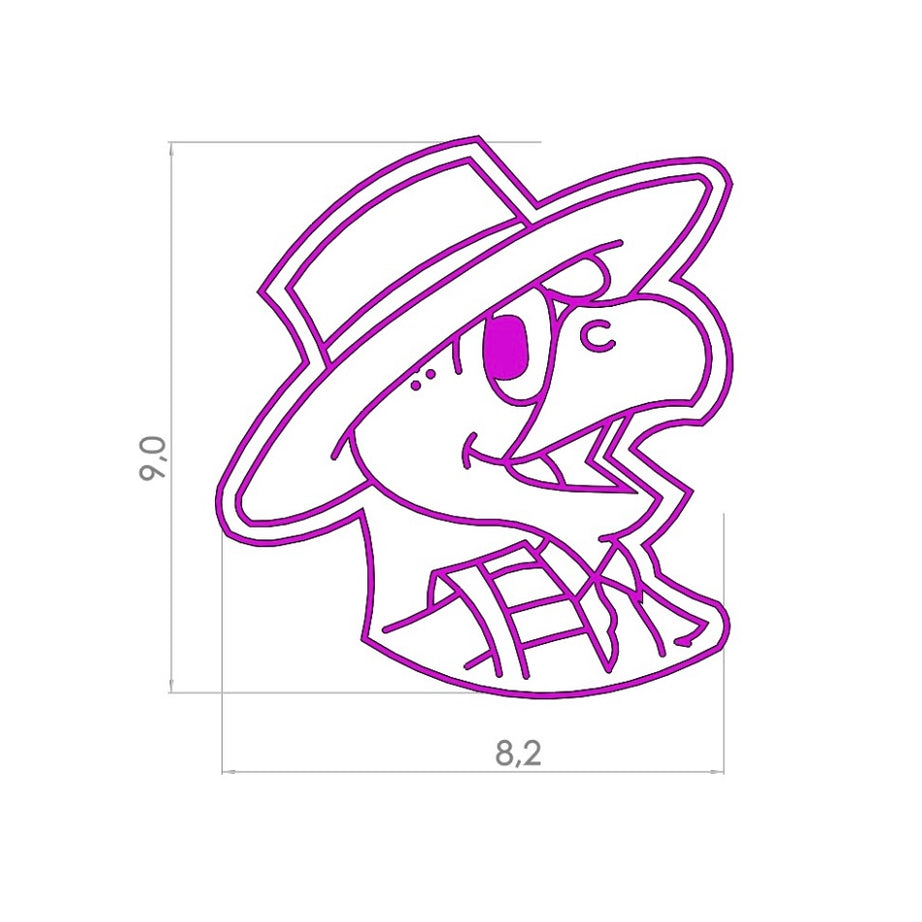 Cortador y Stamp Condorito Fiestas Patrias