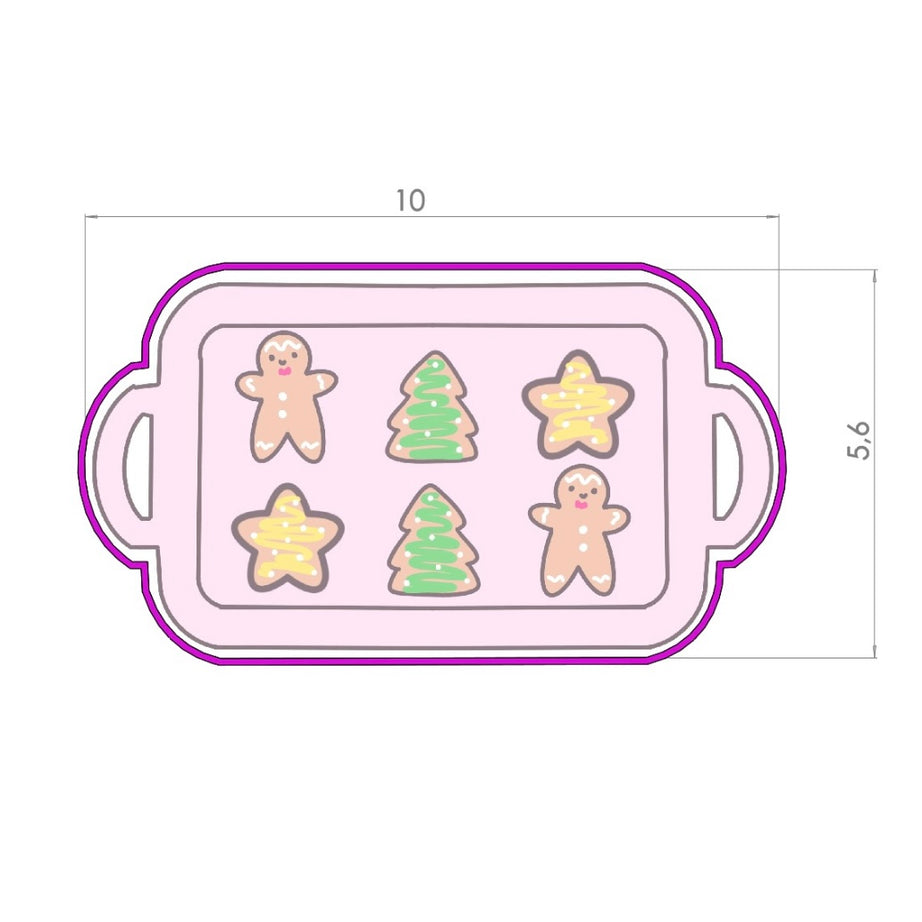 Cortador Bandeja - Navidad