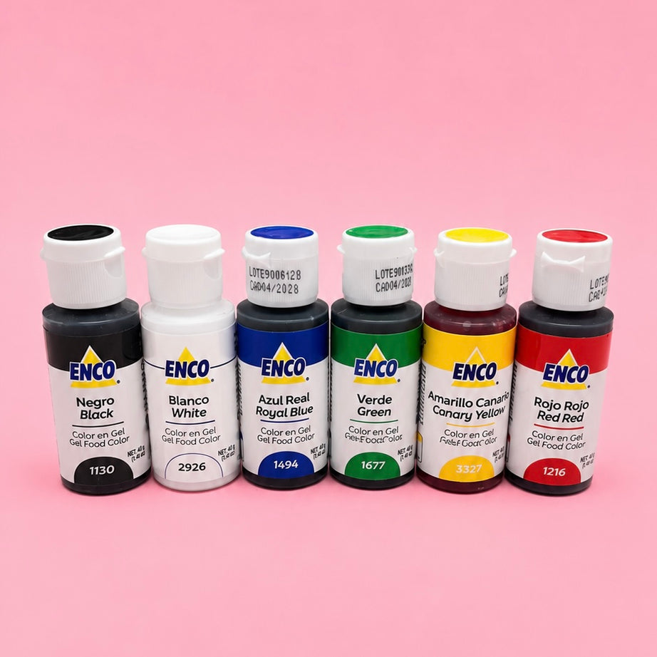 Kit 6 colores básicos Enco 40 grs