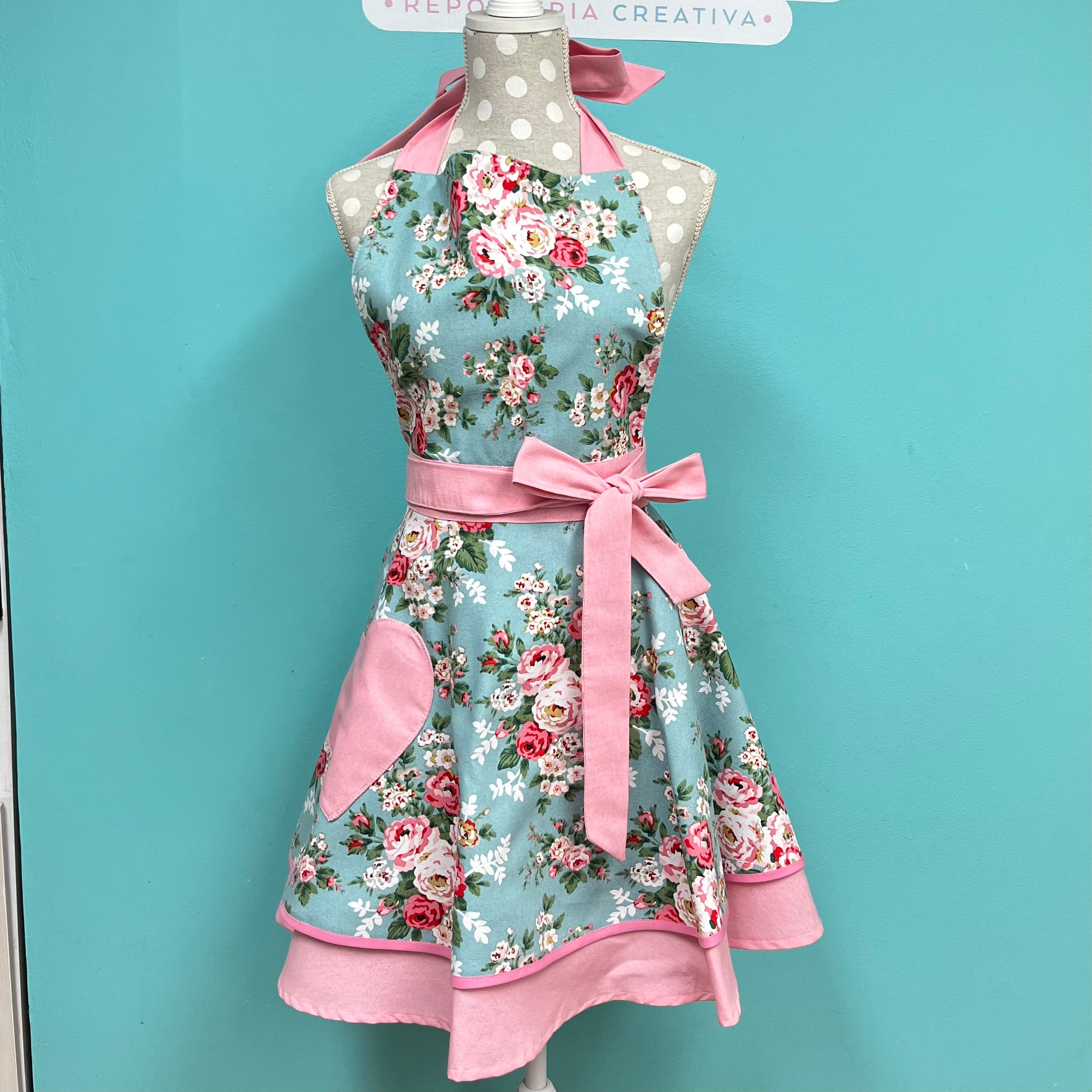 Delantal MoenneStudio Rosa