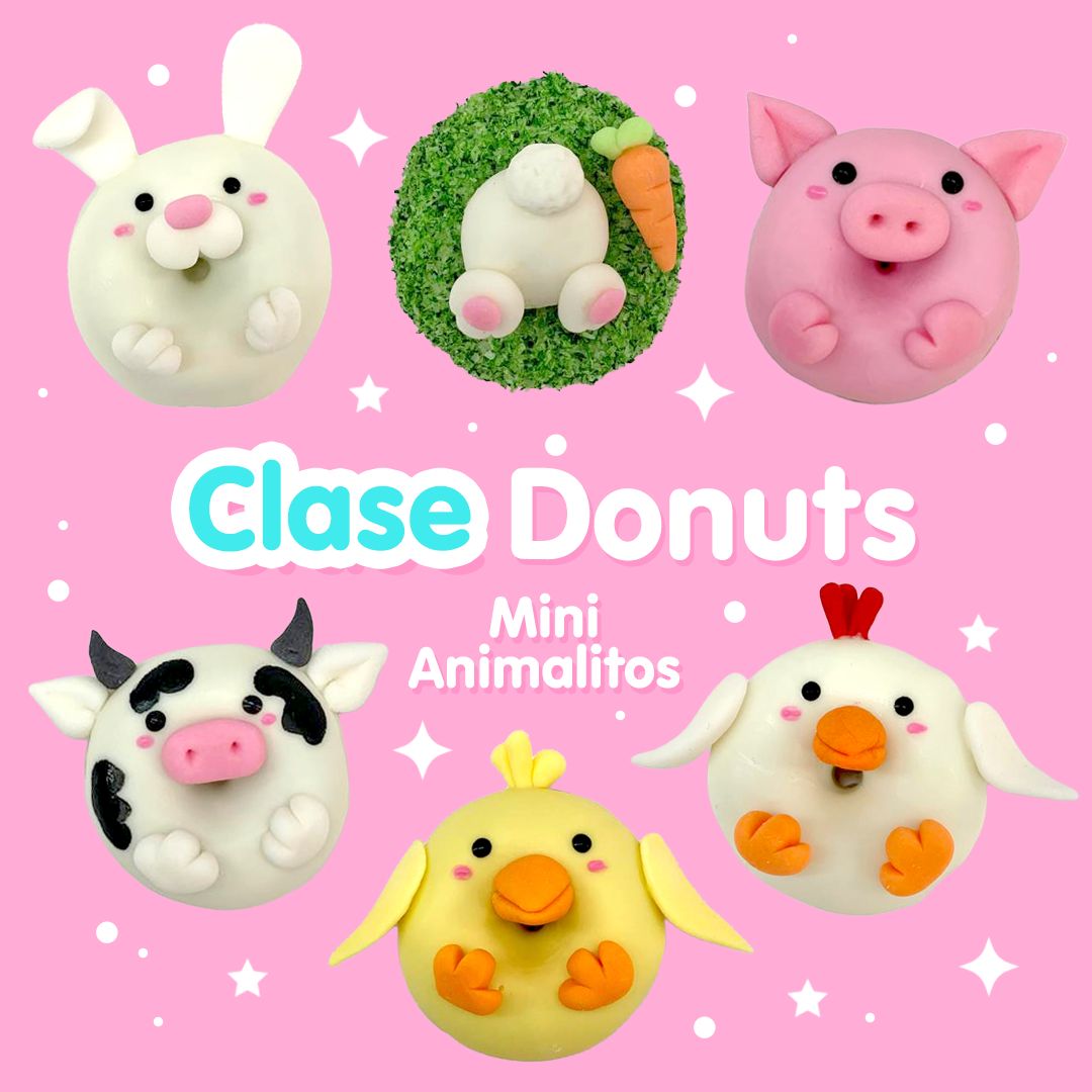 KIDS: Clase Mini Donuts Animalitos -  Jueves 22 Enero