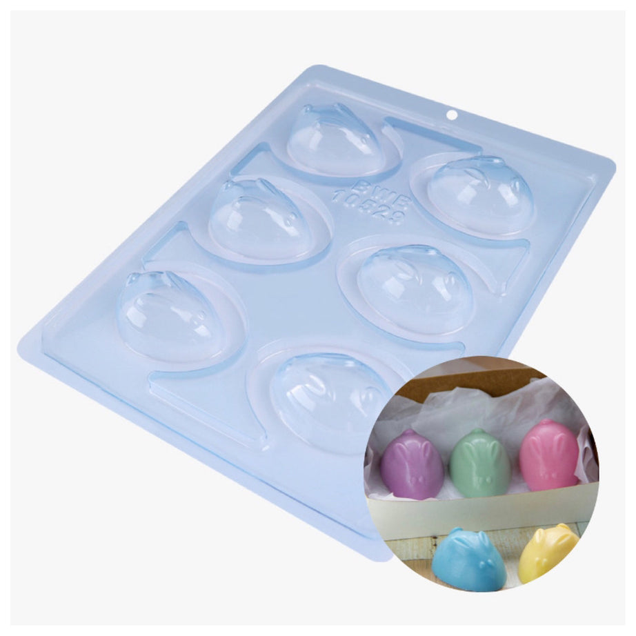 Molde Plastico Cabeza Conejo Mini ( 3 Capas)