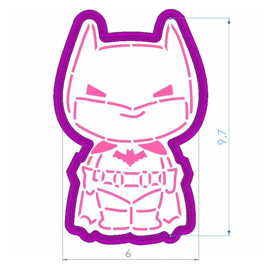 Set Stencil y Cortador Batman