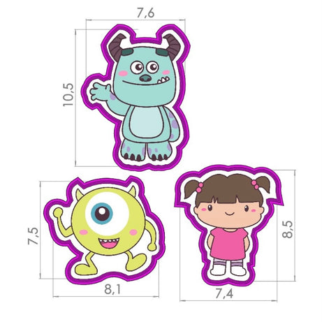 Set Cortador Monster Inc