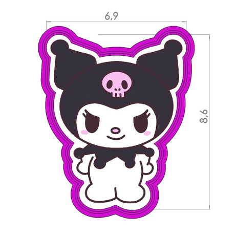 Cortador Cuerpo kuromi - Sanrio