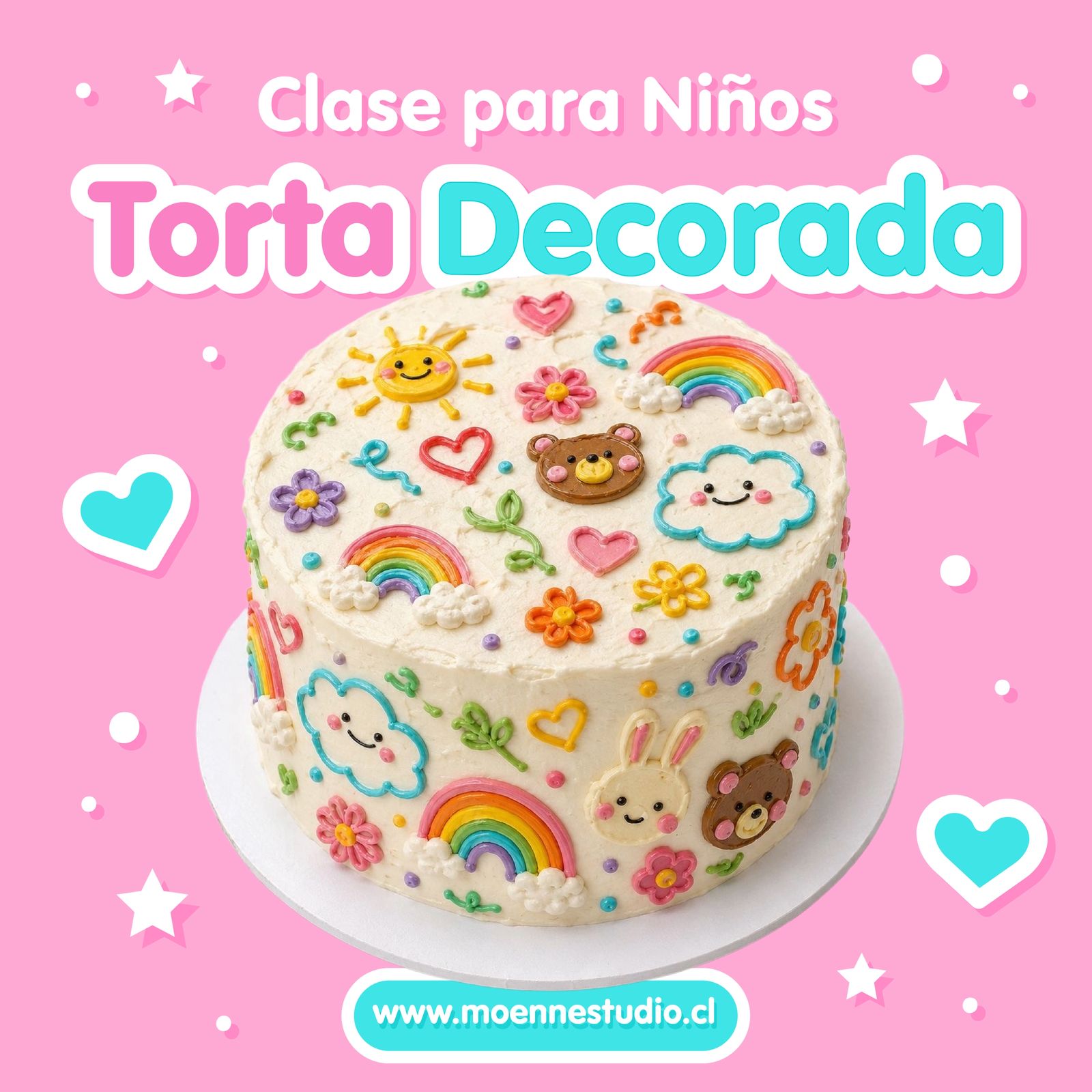 KIDS: Clase Torta Colores -  Sábado 30 Mayo