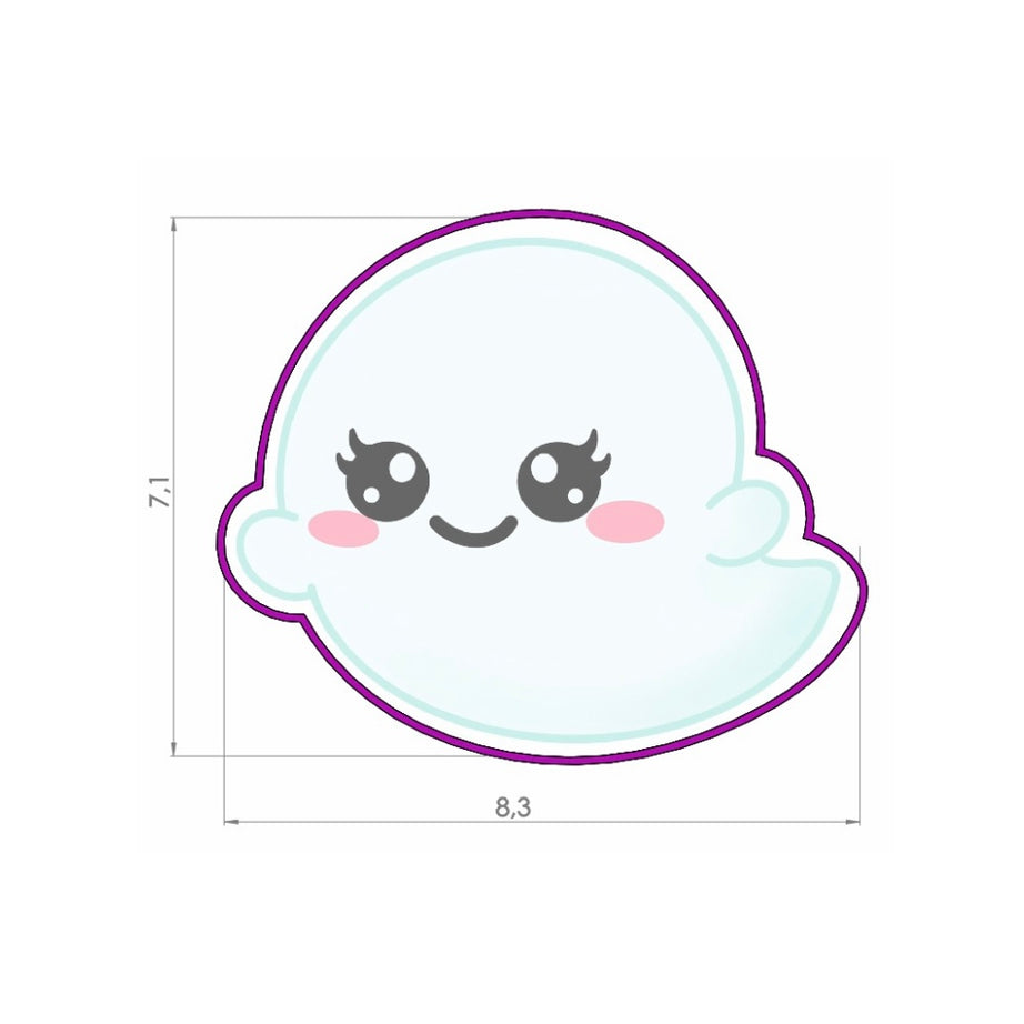 Cortador fantasma Kawaii - Halloween