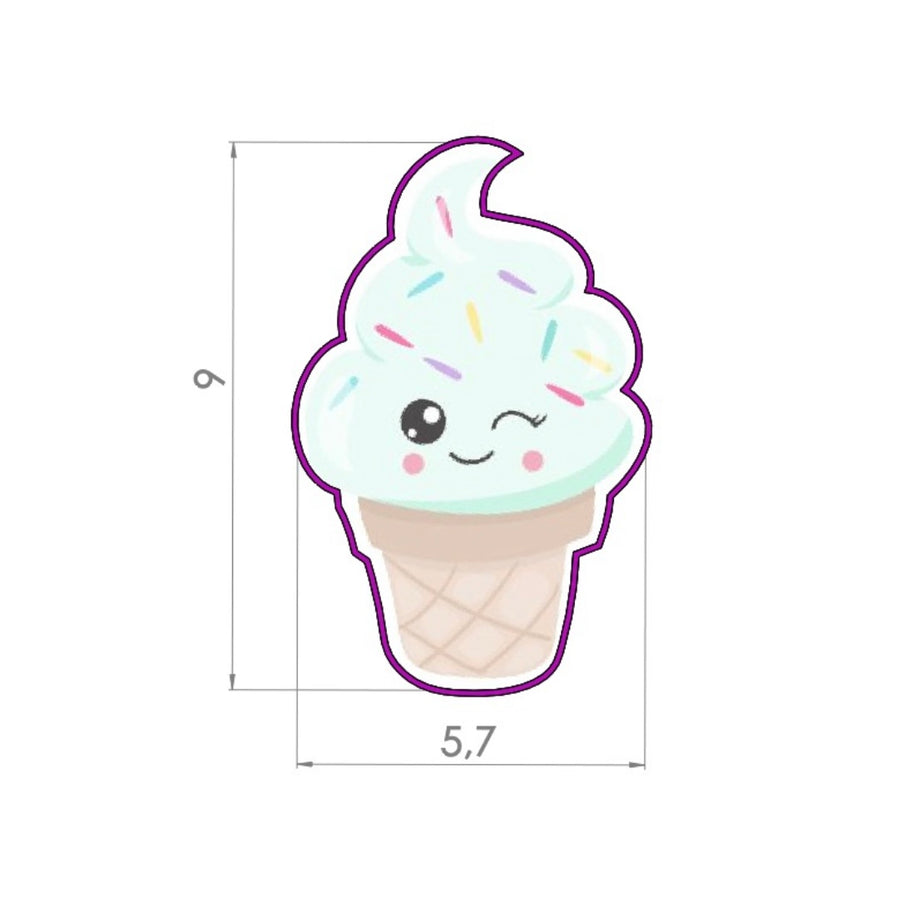 Cortador Cono Helado Espiral
