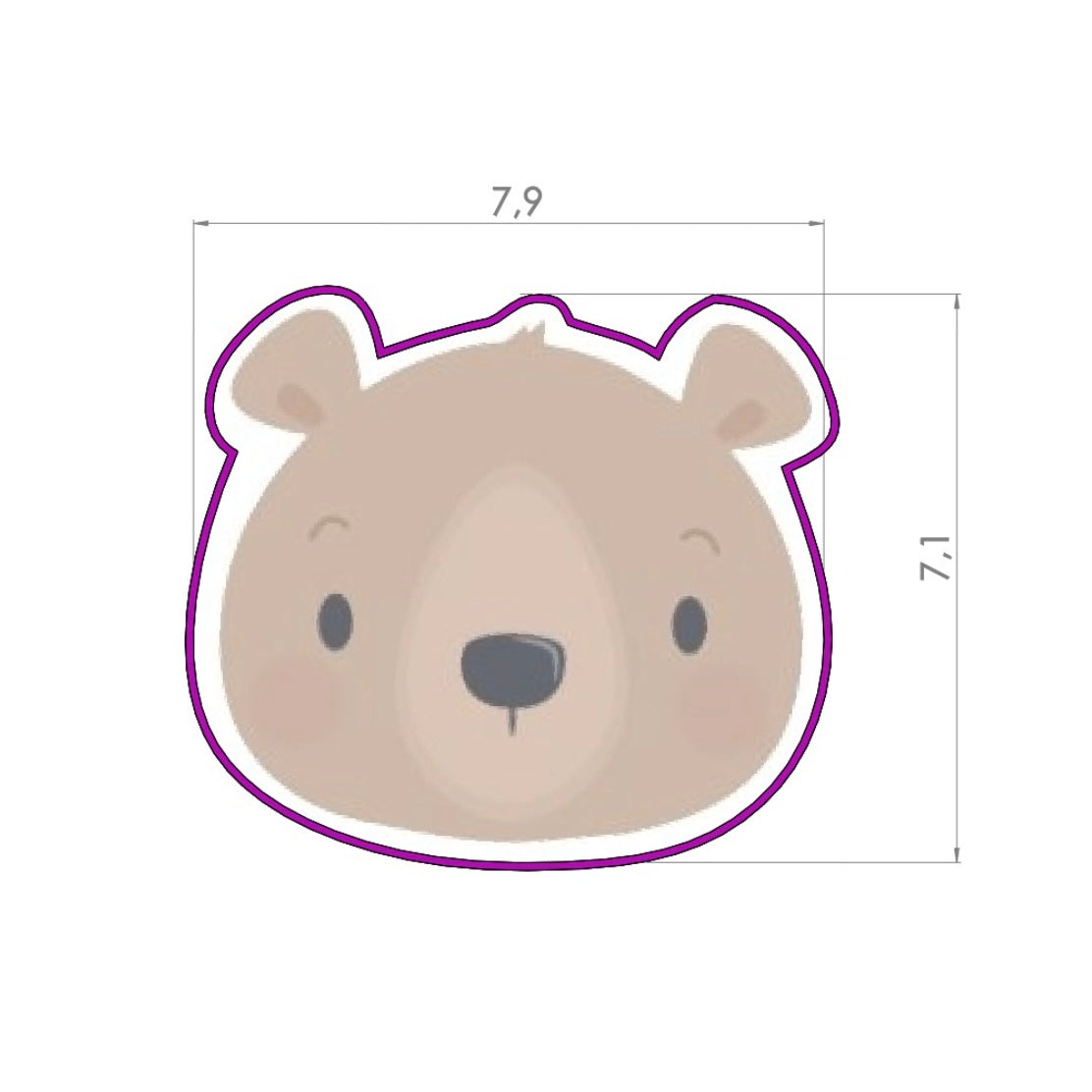 Cortador Oso Animalito del Bosque