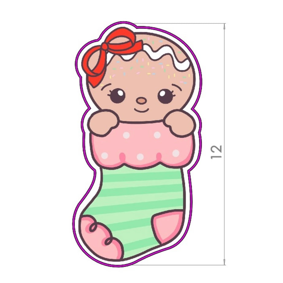 Cortador Bota Ginger 12cm - Navidad