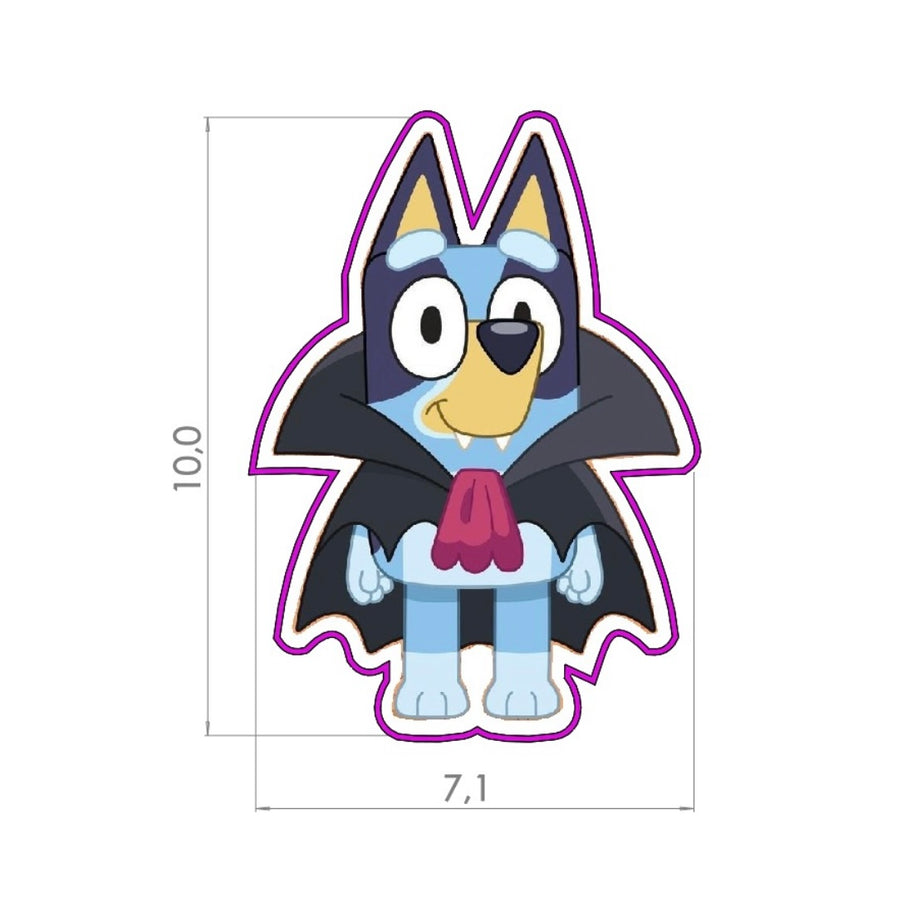 Cortador Bluey Vampiro - Halloween