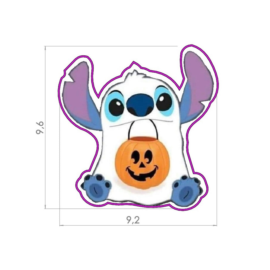 Cortador Stitch Fantasma - Halloween