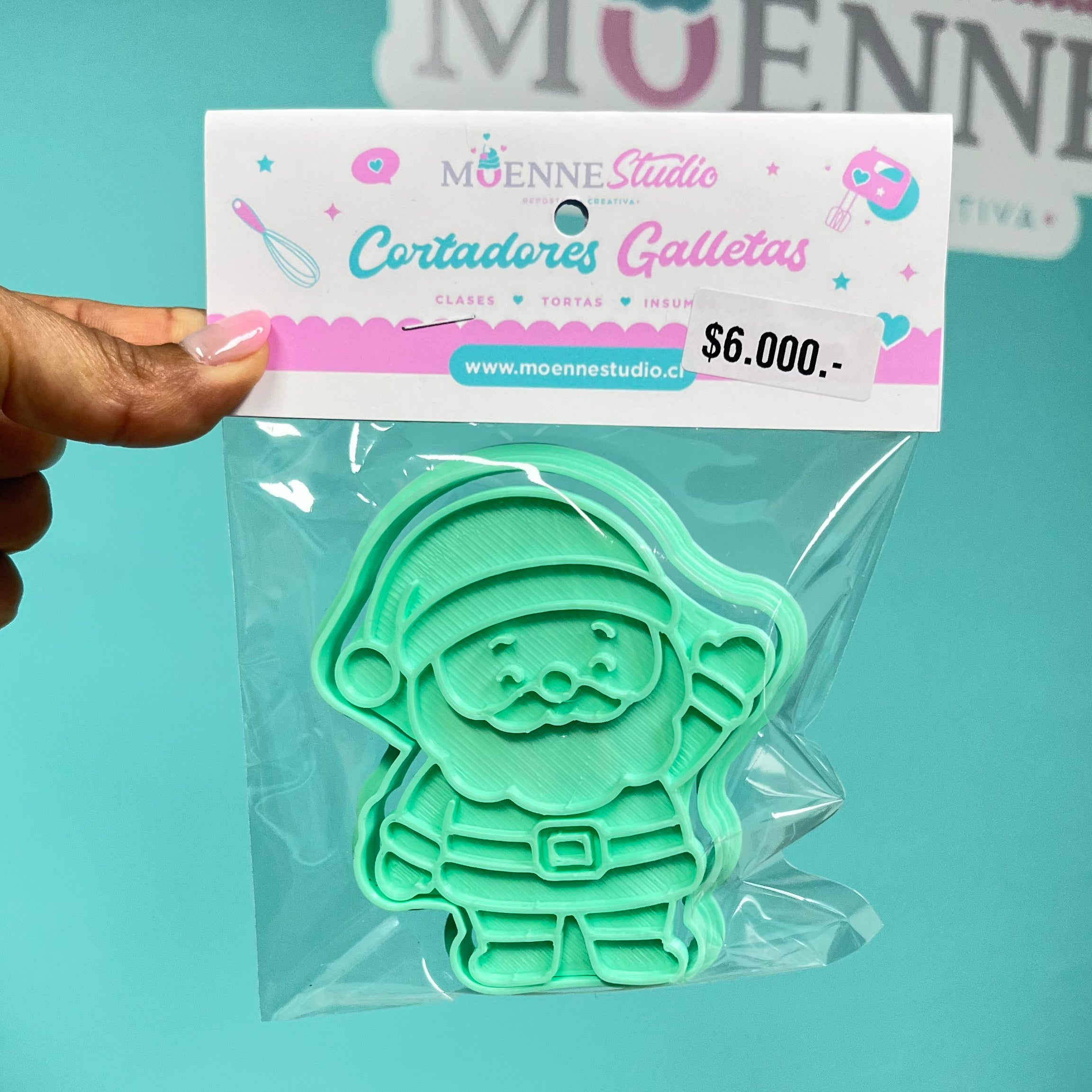 cortador y stamp Santa Cuerpo Completo - Navidad