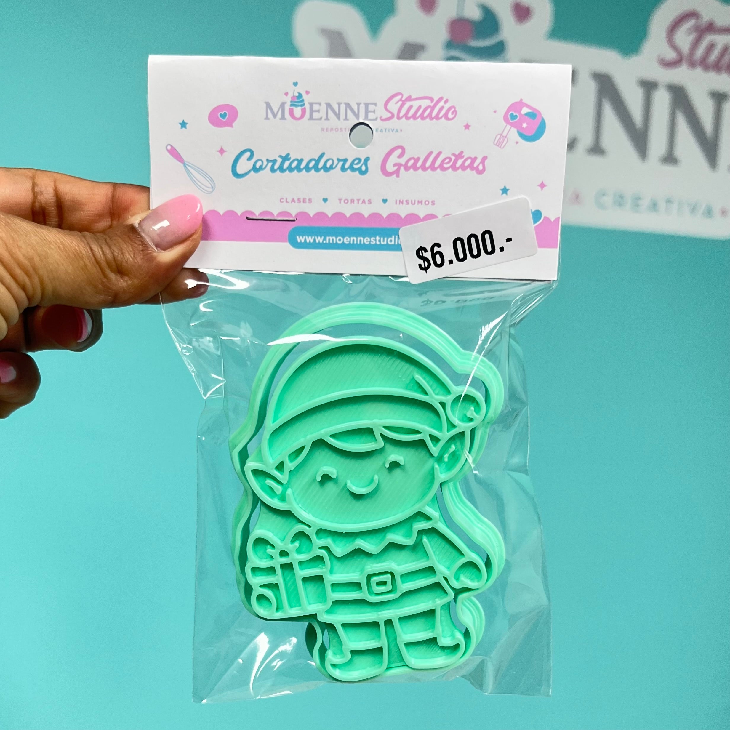 cortador y stamp Duende Cuerpo Completo - Navidad