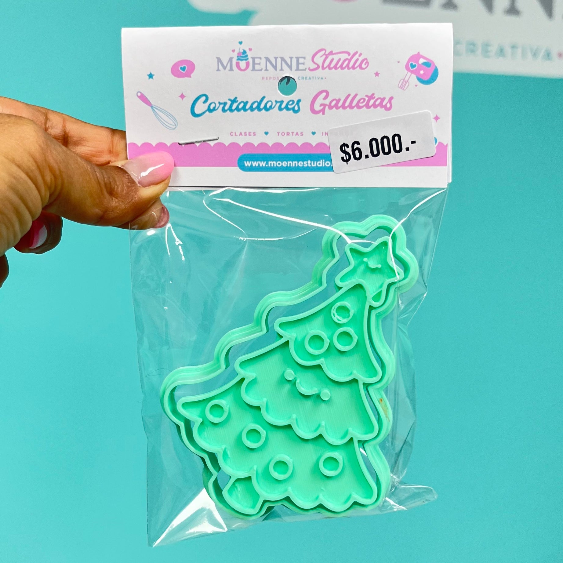 cortador y stamp Arbolito de Navidad