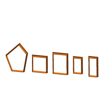 Set cortador Casa Halloween 3D Mediana