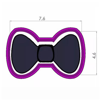 Set Cortador Sombrero, Bigote y Corbatin