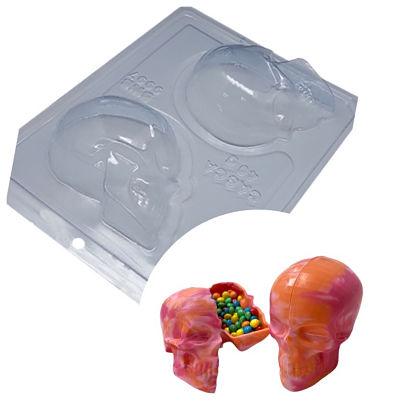 Molde Plastico Calavera grande halloween (3 capas)