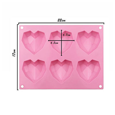 Molde Corazon Diamante