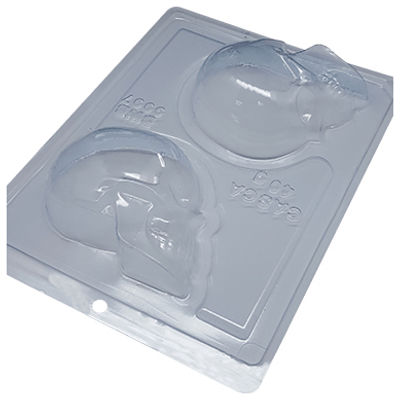 Molde Plastico Calavera grande halloween (3 capas)