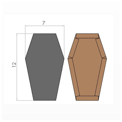 Set cortador Ataud 3D - Halloween